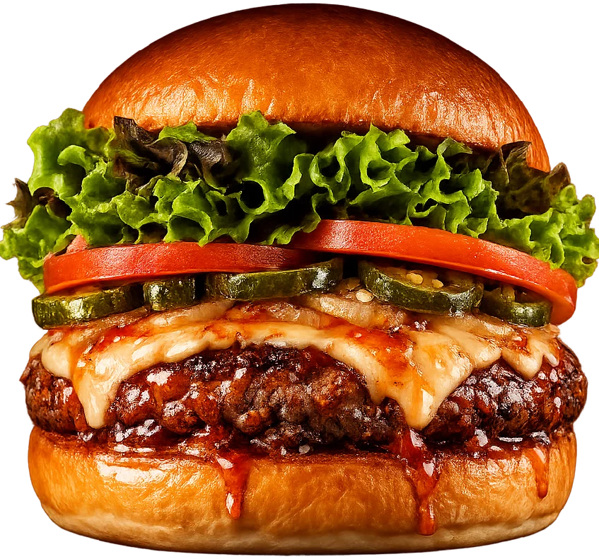 Hamburguesa "Diablona" de la carta de la Esquini-K