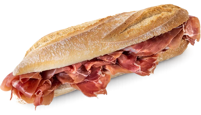 Bocadillo jamón serrano
