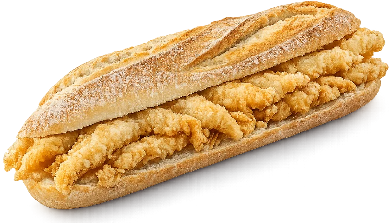 Bocadillo rabas de calamar