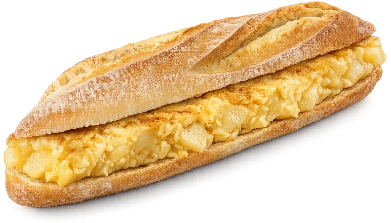 Bocadillo tortilla de patatas