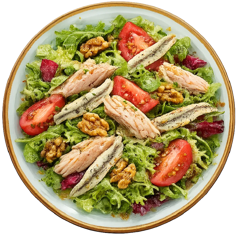 Ensalada con caballa
