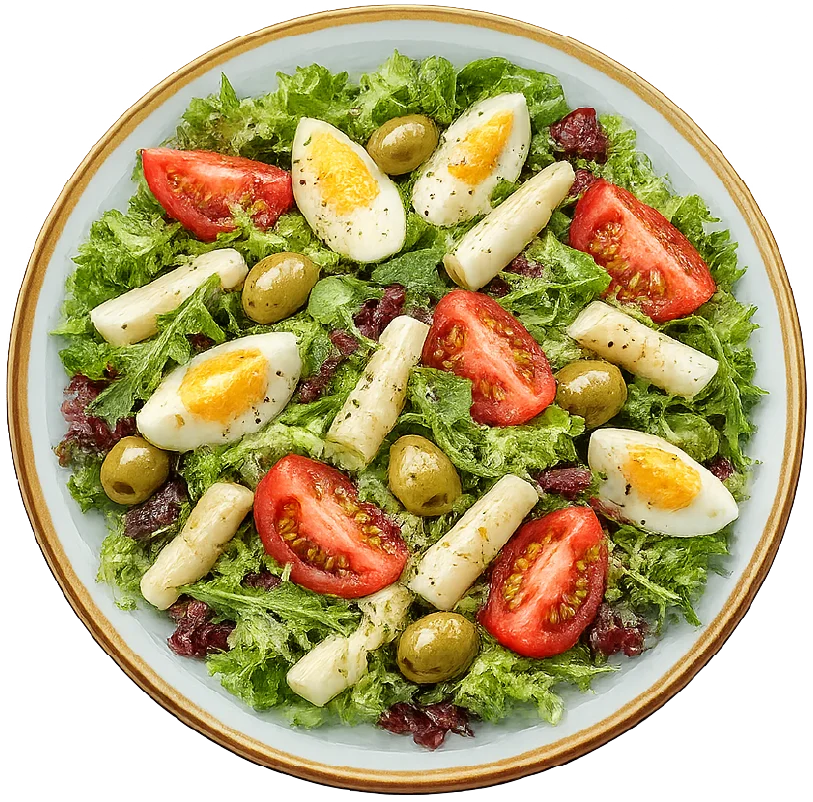 Ensalada con espárragos